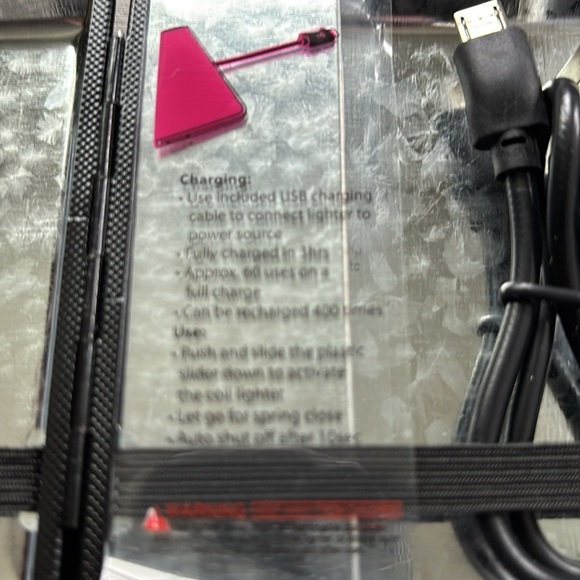 Smokezilla USB cigarette light,push & slide hot coil,safety sealed “Skelton” - Picture 6 of 6
